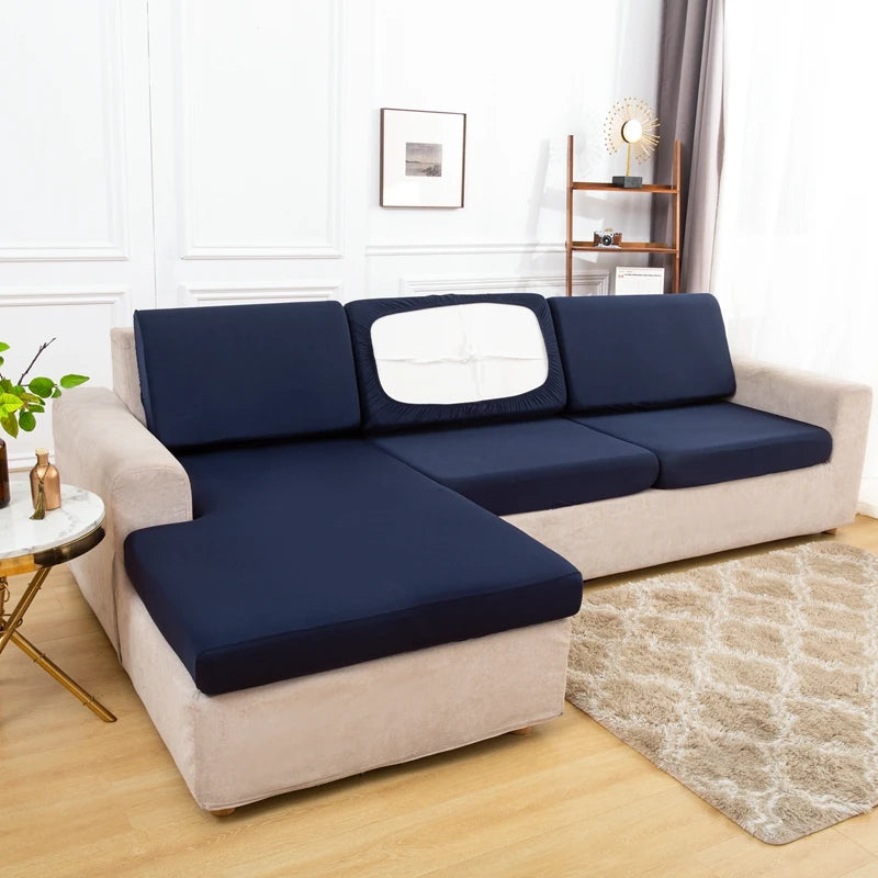 Summer Silk Spandex Seat  Sofa Cushion Cover Pad Protect 2026 Living Room Couch Slipcover 1 2 3 4 Seater Sofa Seat Covers