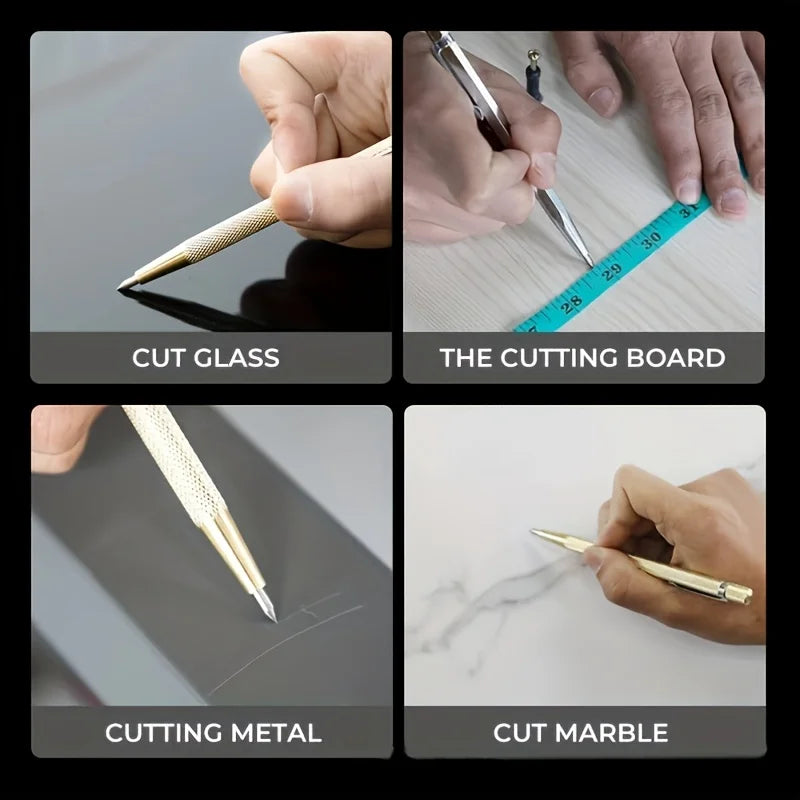 Diamond Tip Scribe Pen for Glass, Tile and Metal, 2 or 5 Pack