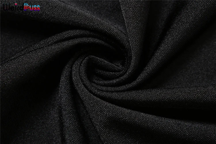Weird Puss Halter Backless Dress Women Summer Trend Elegant Side Split Deep V-Neck Long Bodycon Midnight Party Ruched Vestidos