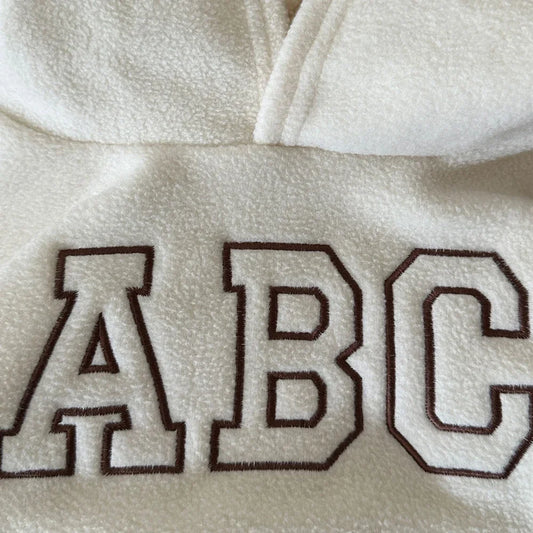 Kids Fleece Hoodie and Pants Set - Letter Print Winter Tracksuit - photo 5