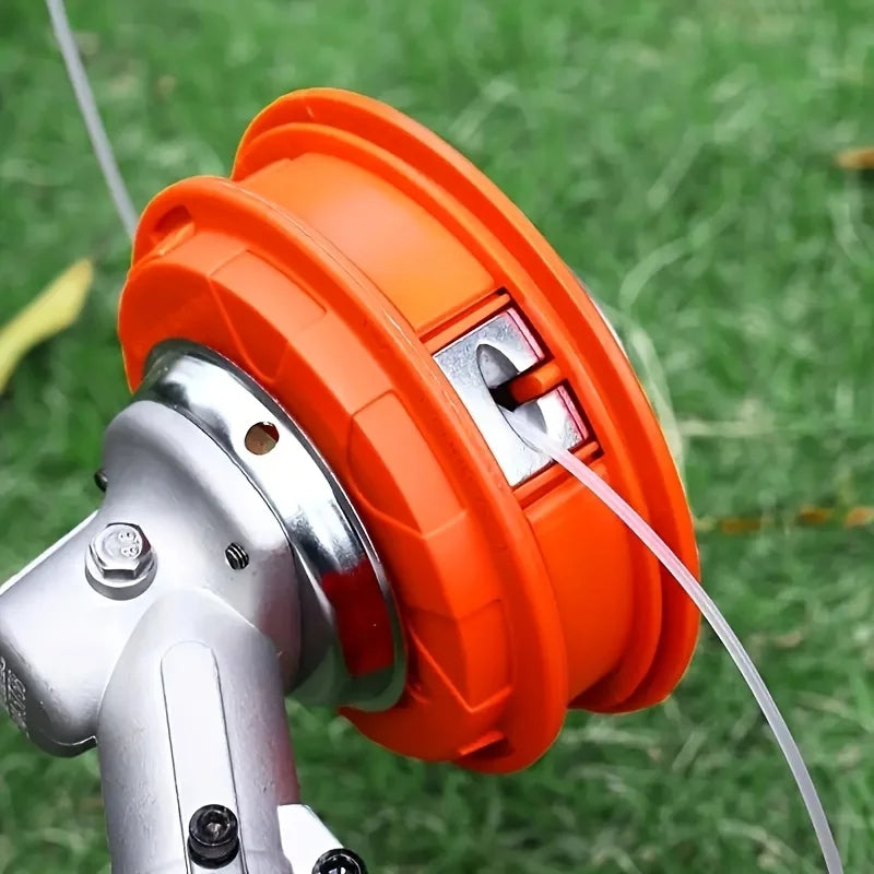 Universal M10 Aluminum Nylon Brush Mower Bump Spool Grass Trimmer 2 Lines Cutter Head Thread Line String Saw Strimmer Garden