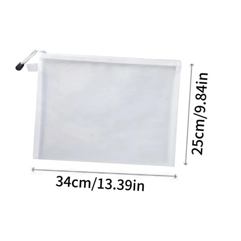 1-24pcs Storage Bag Mesh Zipper Toy Building Block Puzzle Sub-package Children Particle Zipper Transparent Finishing Storage Bag