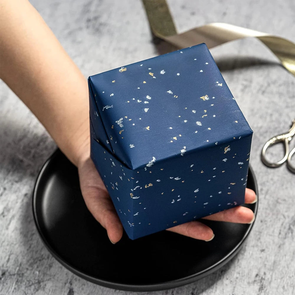 1roll Wrapping Paper Gift Wrapping Paper Gift Floral Wrapping Paper Great for DIY Craft Packaging Christmas Party Gift Box Paper