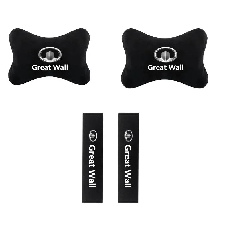 For Great Wall Hover H3 H5 M4 Poer Pao Voleex C30 Wingle 5 Car Headrest Neck Support Seat Soft Neck Pillow Auto Accessories