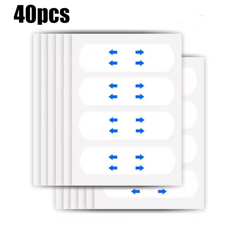 40/120PCS V-Shape Face Wrinkle Sagging Skin Adhesive Tape Lifting Face Stickers Invisible Transparent Thin Face Patche Lift Tool