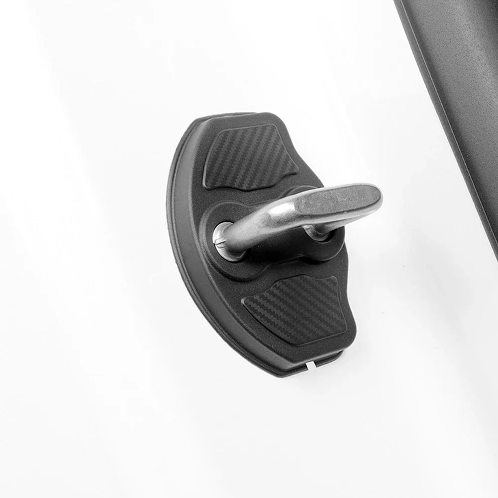 4pcs Car Door Mute Damping Cushion Silicone Door Lock Buckle Cover for Tesla Model Y Model 3 2017-2023 MODEL 3 Highland 2024