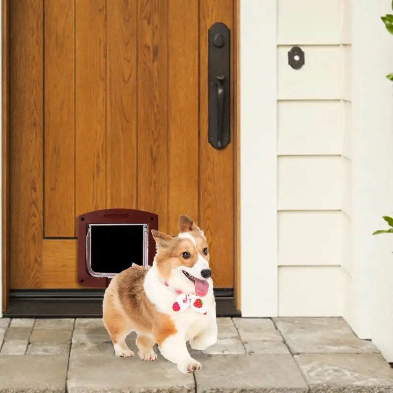 Large 4-Way Locking Pet Door - Weatherproof Cat & Dog Flap – photo 5