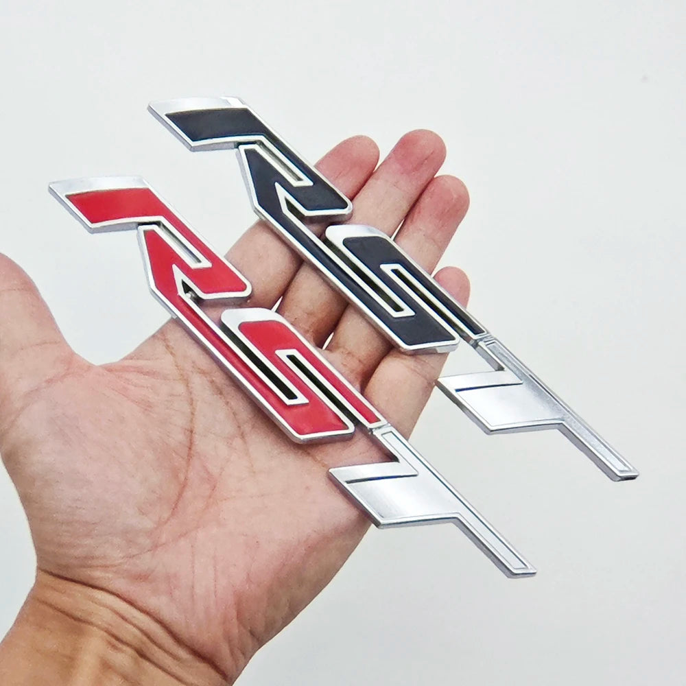 3D Metal Car Sticker RST Logo Front Grill Emblem Trunk Fender Badge For Chevrolet Tahoe Silverado Suburban Colorado Accessories