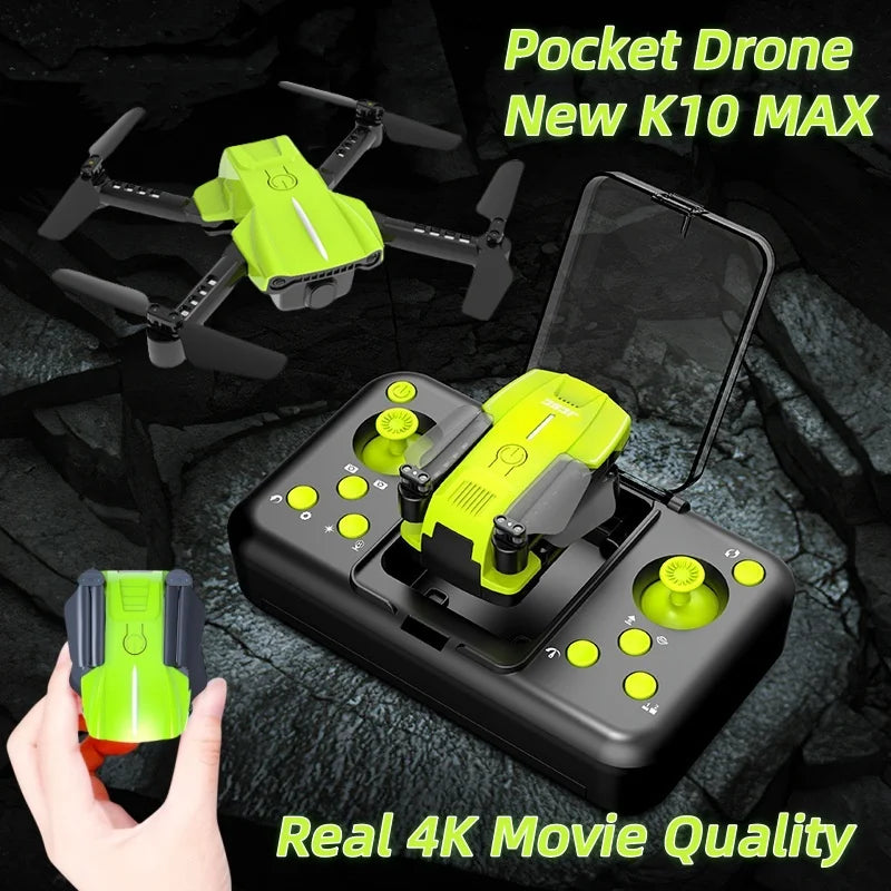 New K10 Mine Drone Pocket 8K HD Camera FPV RC Profesional RTF Quadopter Foldable Obstacle Avoidance Aircraft Gift Children Kid