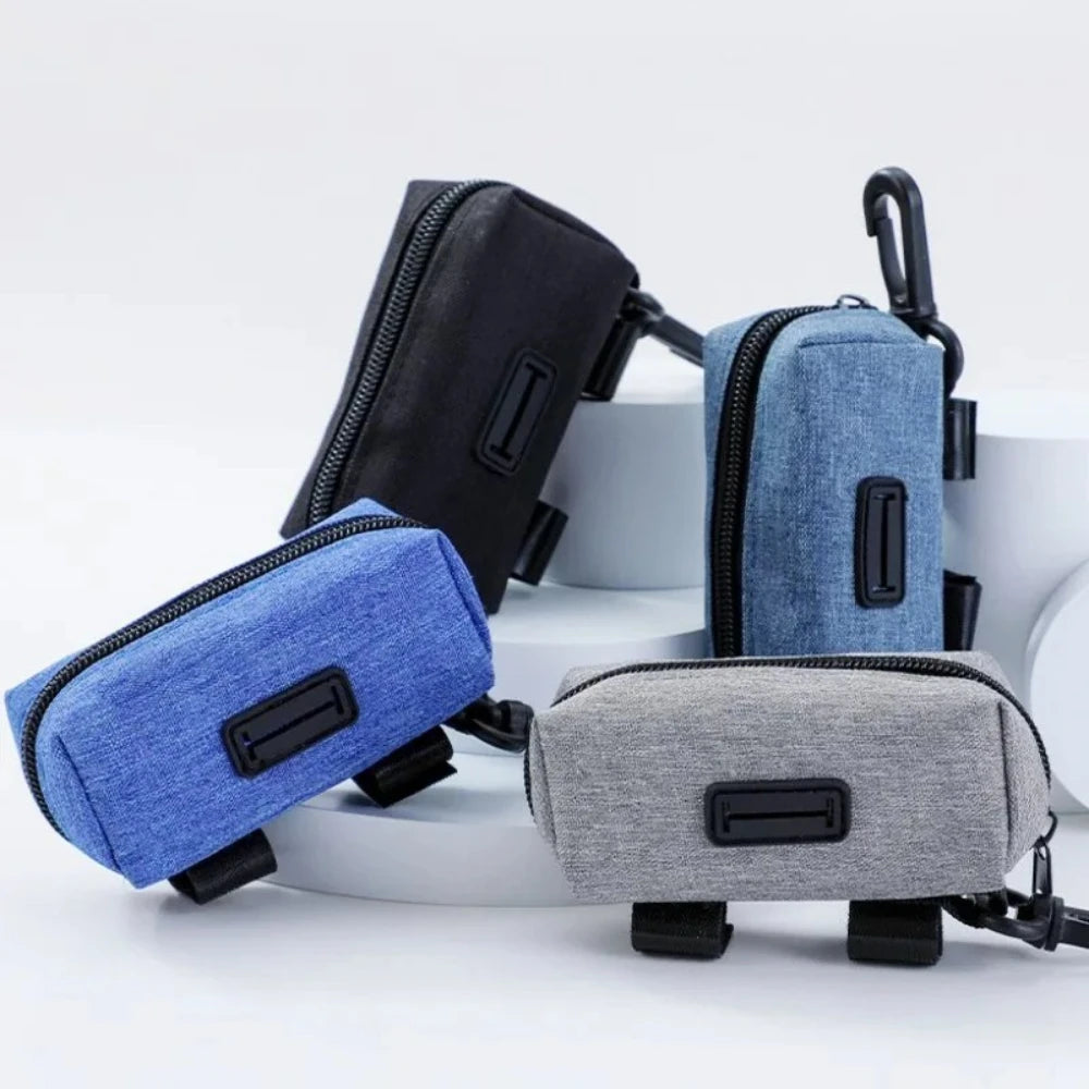Compact Poop Bag Dispenser - Leash Holder for Daily Dog Walks