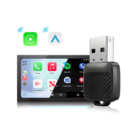Ezonetronics 2-in-1 Wireless CarPlay & Android Auto Adapter — for Factory Wired-CarPlay Cars