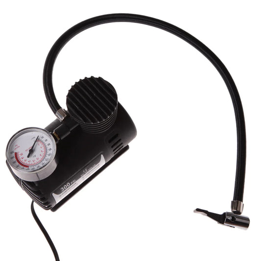 12V Portable Air Compressor with Pressure Gauge Smart Tire Pump Electric Air Pump for Moto Bike Car Tyre