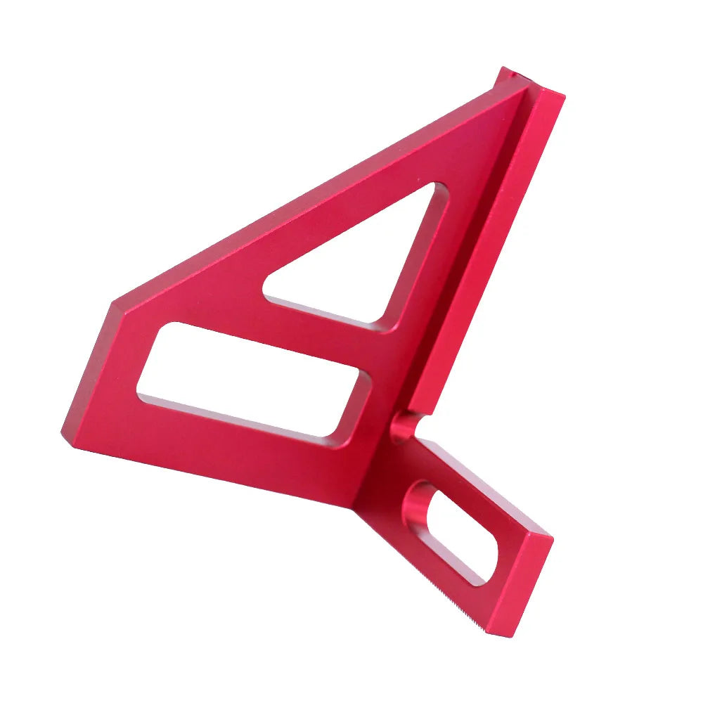 Carpenter Square -Woodworking Square Protractor Aluminum/Plastic Ruler 3D Multi Angle 45/90 Degree Layout Measuring Ruler