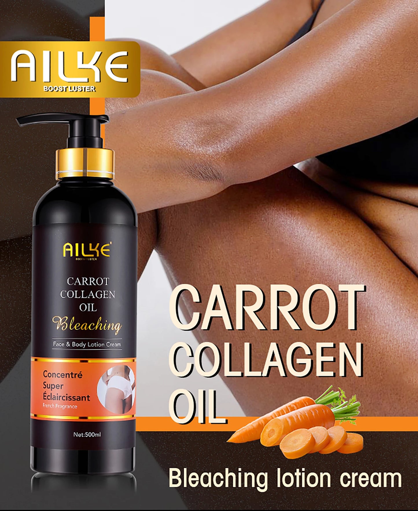 Collagen whitening essence, used for facial and body moisturizing, brightening skin, radiant skin, even black spots, age spots,