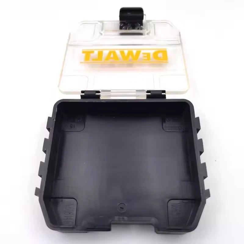DEWALT Yellow Black Mini Storage Box Authentic Original Drill Bit Box High Hardness Stackable Plastic Hard Shell Case Hand Tools