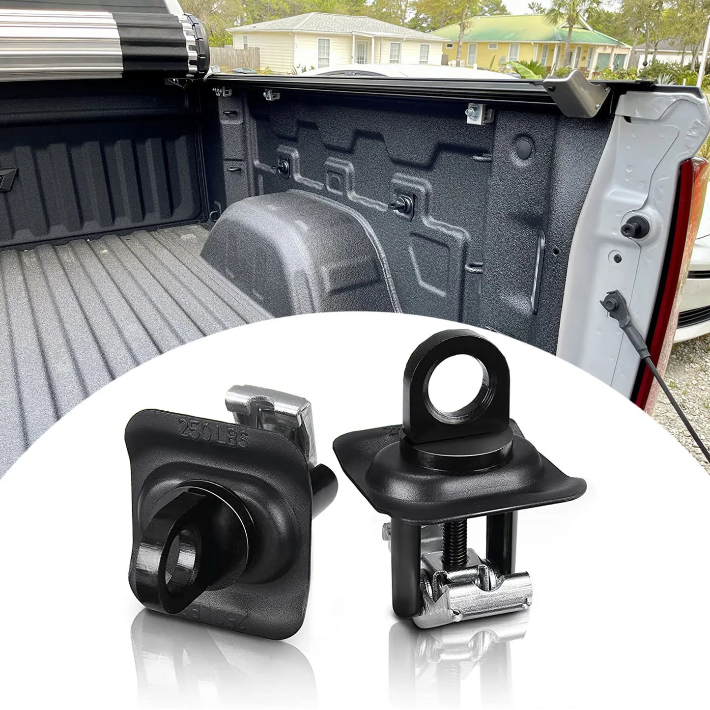 Tie Down Anchors Truck Bed Cargo Tie Down Clip For Chevy Silverado Colorado GMC Canyon Sierra 2015-2023
