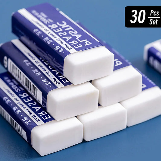 2B Soft Erasers for Students - Clean, Mess-Free Correction