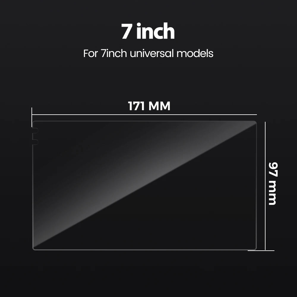 Tempered-Glass Screen Protector for 9" & 10" Car Stereo Touchscreens — HD, Anti-Scratch