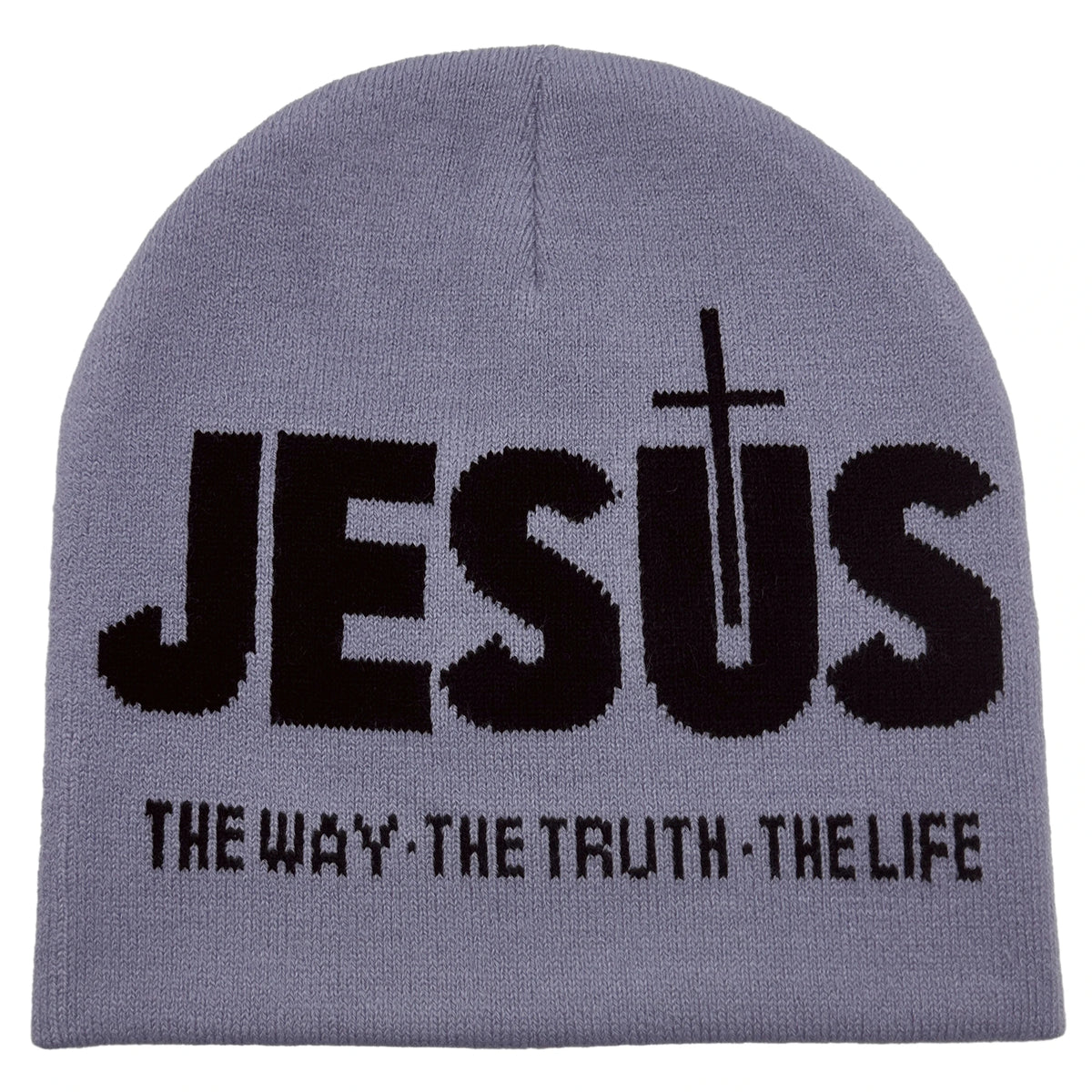 Jesus Letter Jacquard Knit Beanie, Unisex