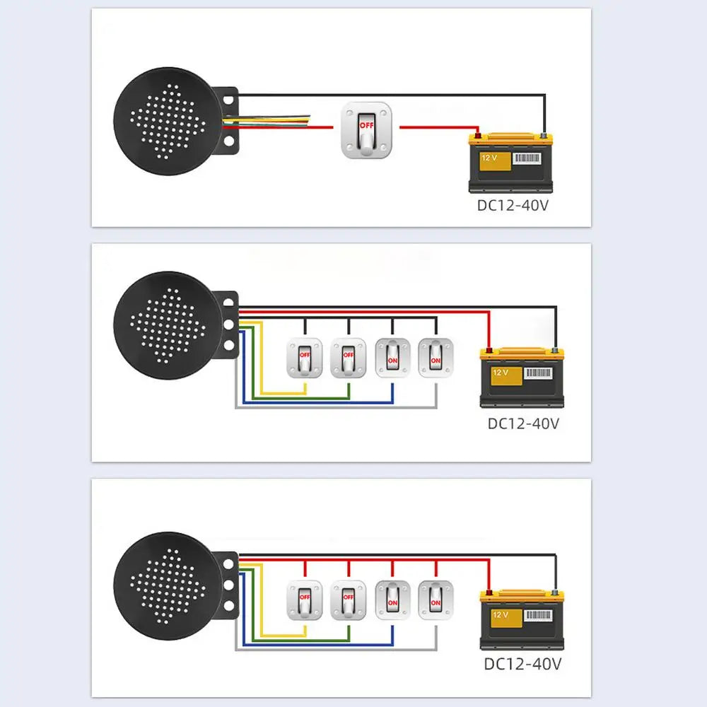Multifunction 4 channel Trigger Voice Speaker Prompter Sound Alarm Reverse Siren Buzzer Alarm Horn Beep 12 24V Car Start Voice