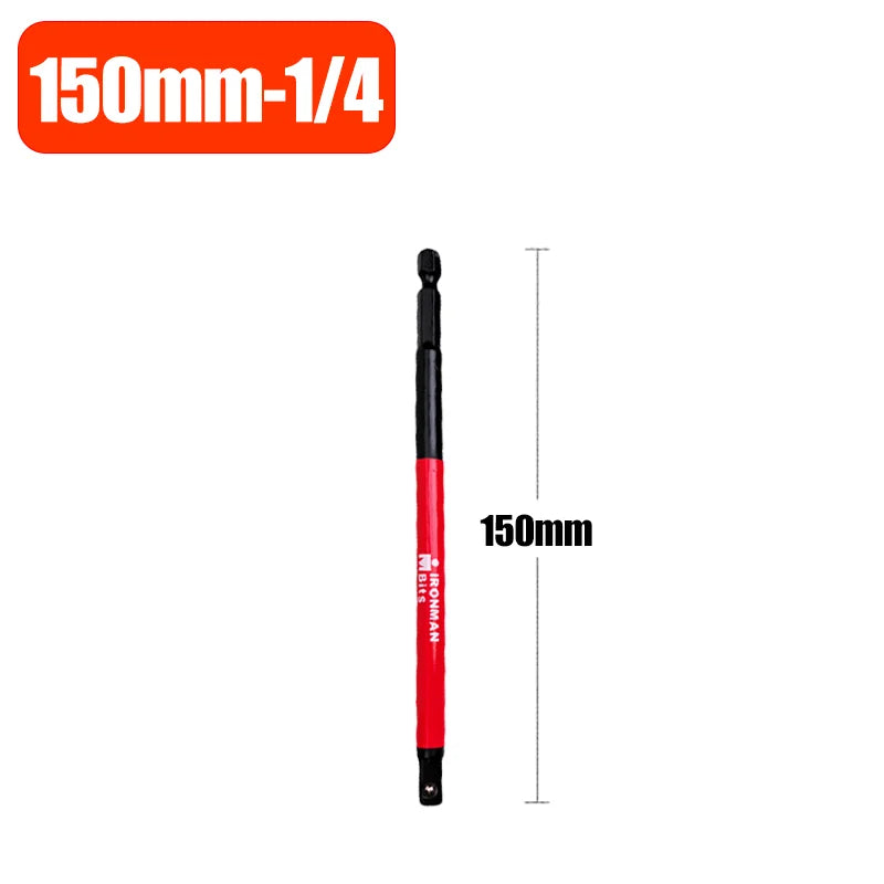 Impact Socket Adapter 1/4" 3/8" 1/2" Square Socket Driver Extension Bit Power Tools Hex Shank Impact Driver Socket Adapter