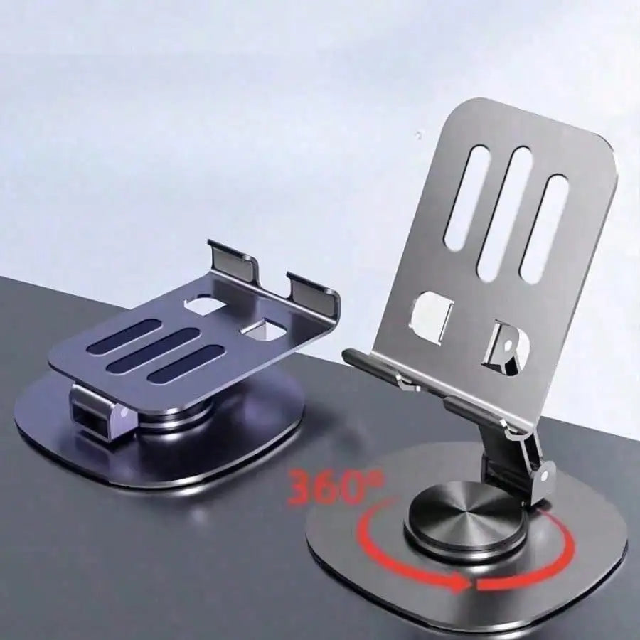 2026 New Rotating Aluminum Alloy Phone Holder, New All-Metal 360-Degree Rotating Mobile Phone Bracket, High-End Mechanical