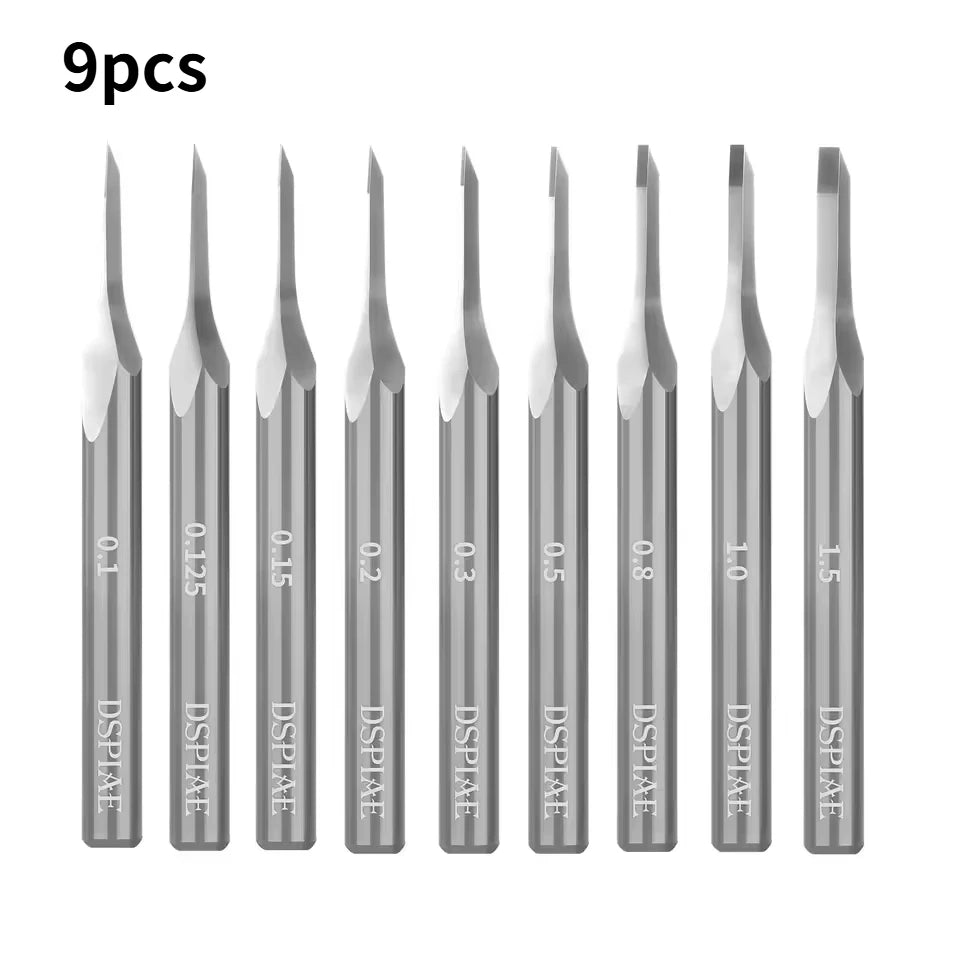 DSPIAE Straight Edge Broach Step Scraper Kit Precise Scribing Tool for Gunpla Model Building Hobby DIY Modeling Craft Accessory