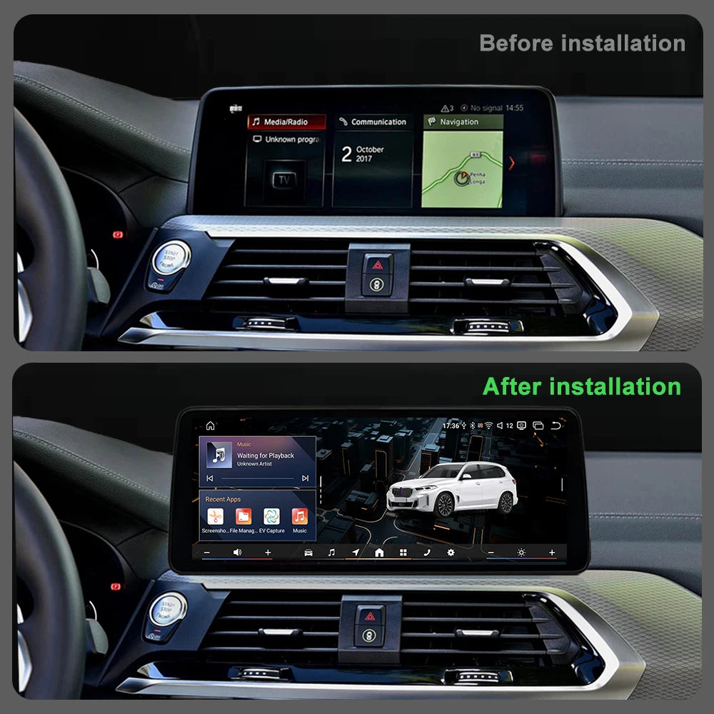 Car Stereo with Apple CarPlay & Android Auto, Compatible with BMW X3 G01 & X4 G02 (EVO System)