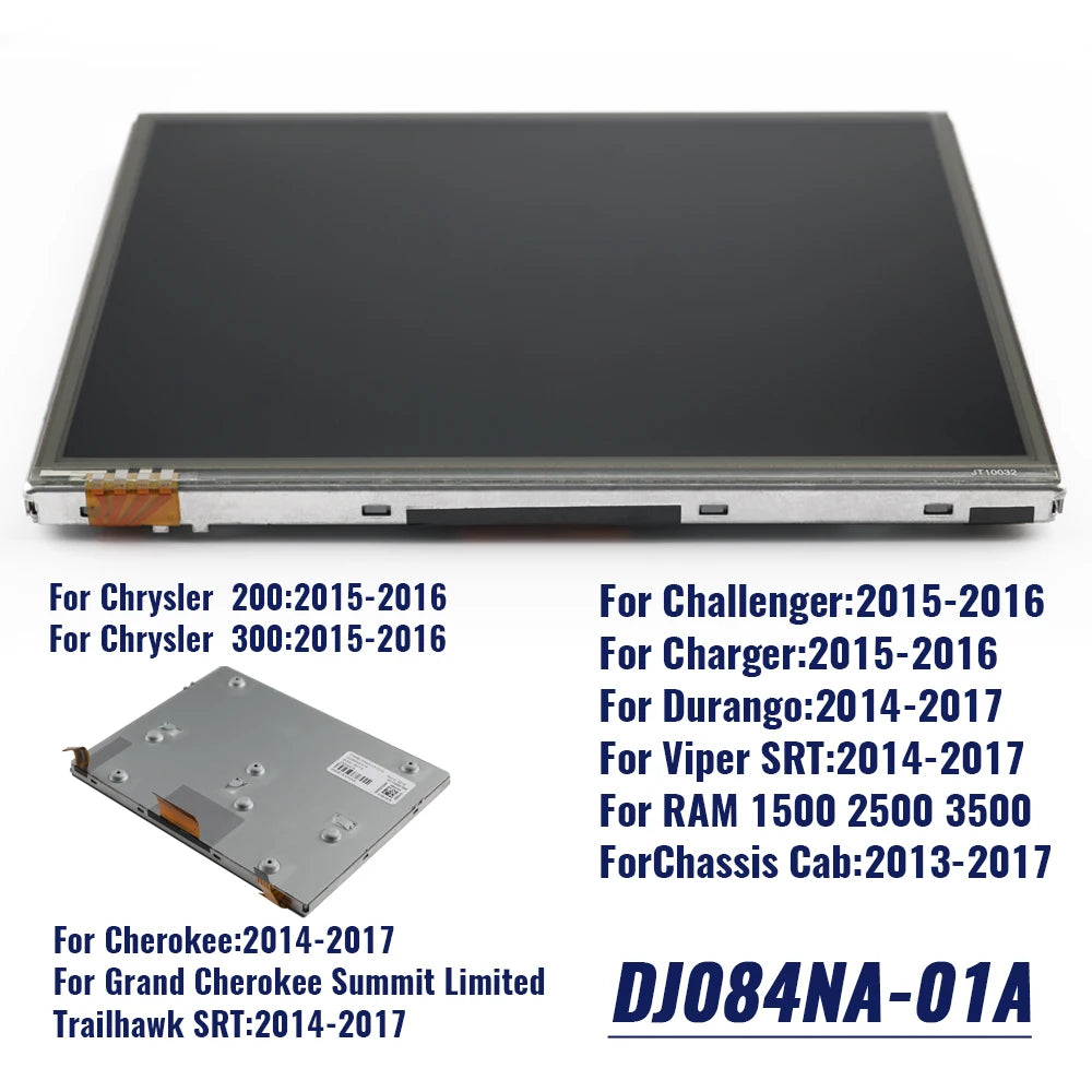 8.4" Touch Screen Replacement — Dodge RAM, Chrysler 300/200 & Jeep (2013-2017)