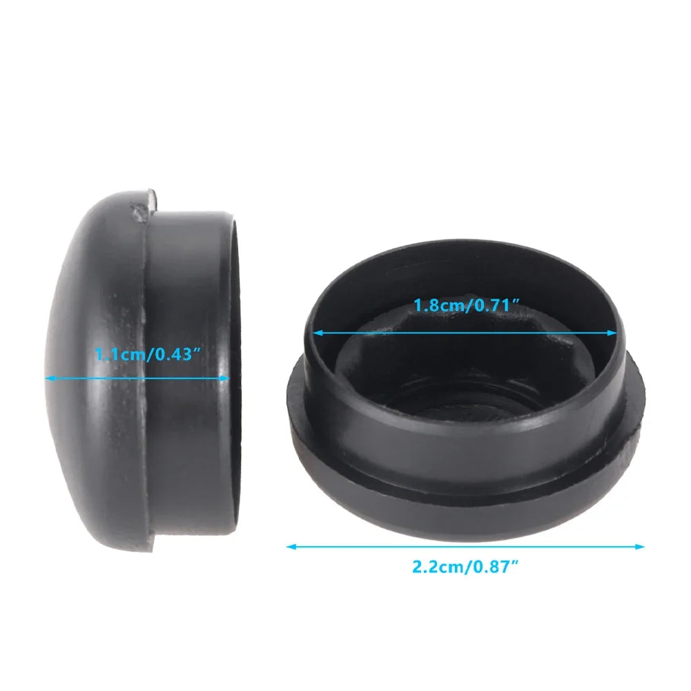 2-Pack Universal Car Windshield Wiper Arm Caps - Durable Protection