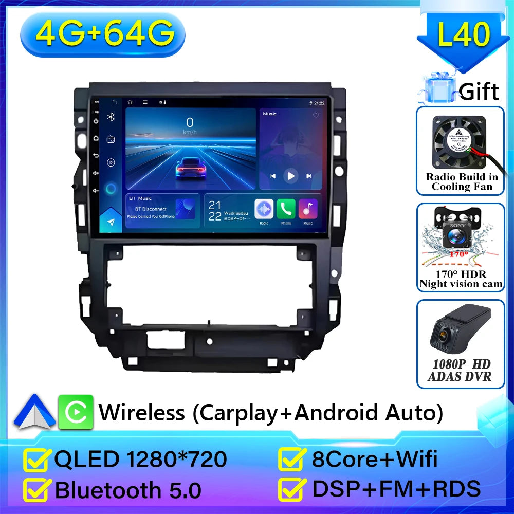 Android 16 For Volkswagen Golf 4 Mk4 Jetta 2004 - 2008 Car Radio Carplay Multimedia Player GPS Navigation Wifi Video Stereo 2din