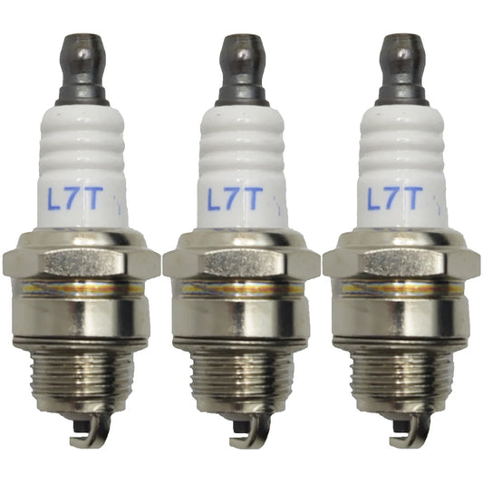 L7T Spark Plug for Chainsaw, Brush Cutter, Lawn Mower - 1/2/3 Pack