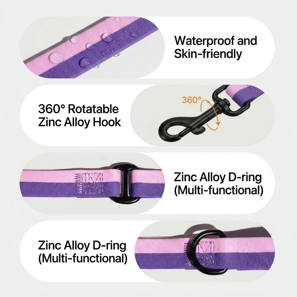 Hands-Free Dog Leash & Collar Set - Reflective Lead for Small Dogs - photo 3