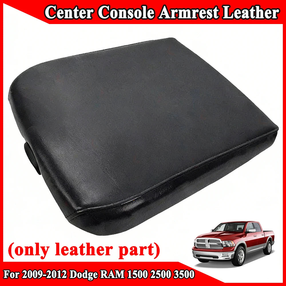 Microfiber Leather Center Console Armrest Cover - Dodge RAM 1500/2500/3500 2009-2012