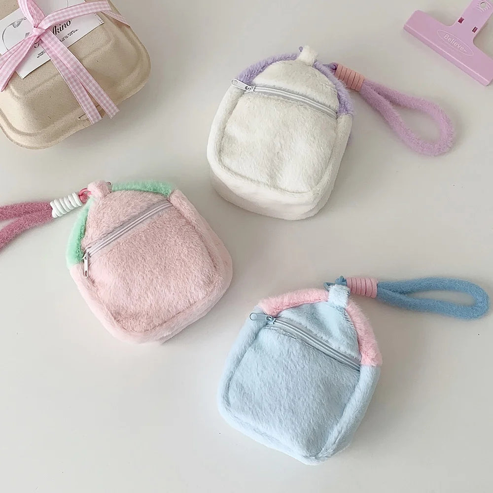 Cartoon Plush Diaper Bag Student Dollhouse Storage Bag Anime Doll Cotton Doll Display Hanging Bag Pain Bag