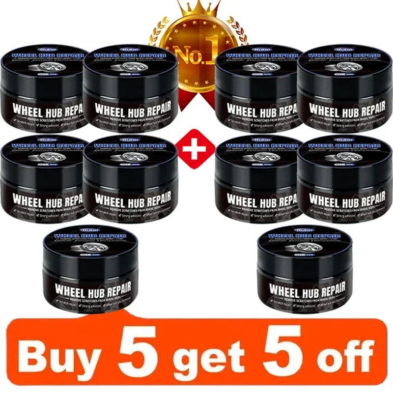 Wheel hub Scratch Repair wax - Automobile tire detail repair and deep conditioning, no residue