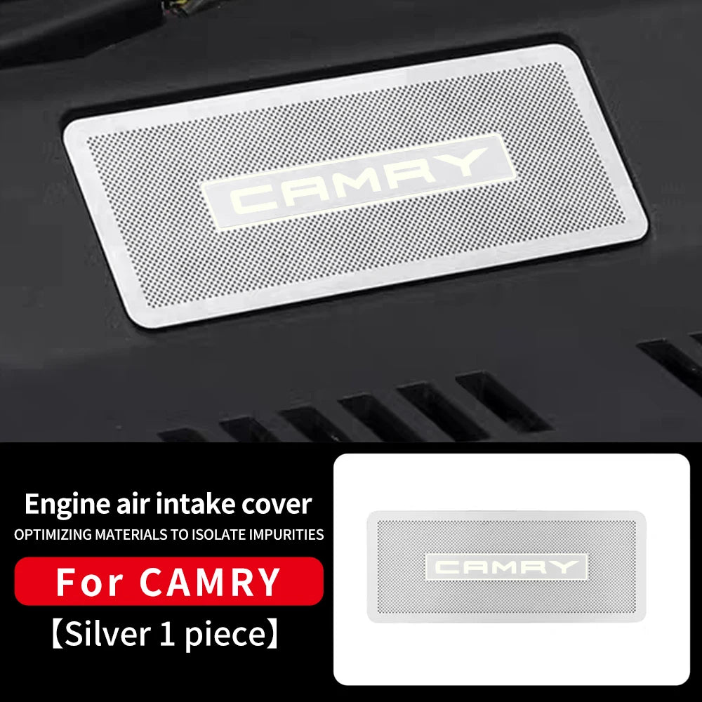 Car Engine Air Inlet Intake Protective Cover Sticker for Toyota Camry 9th Generation 2018-2024 year Car Interior Accessories