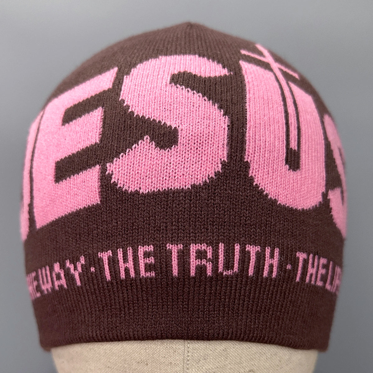Jesus Letter Jacquard Knit Beanie, Unisex