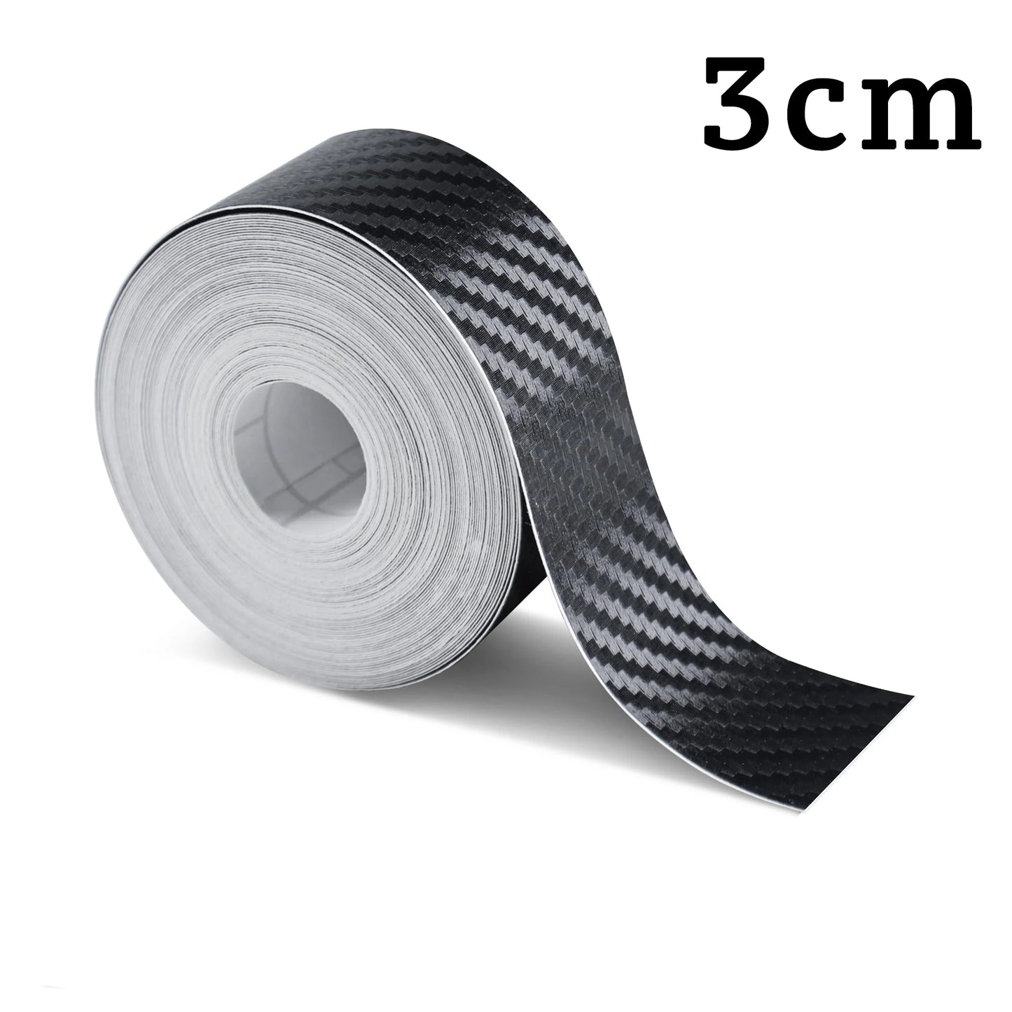 1-10m Nano Carbon Fiber Film Transparent Car Body Vinyl Wrap Black Sticker 3D Auto Foil Cover Decoration Door Mirror Protective