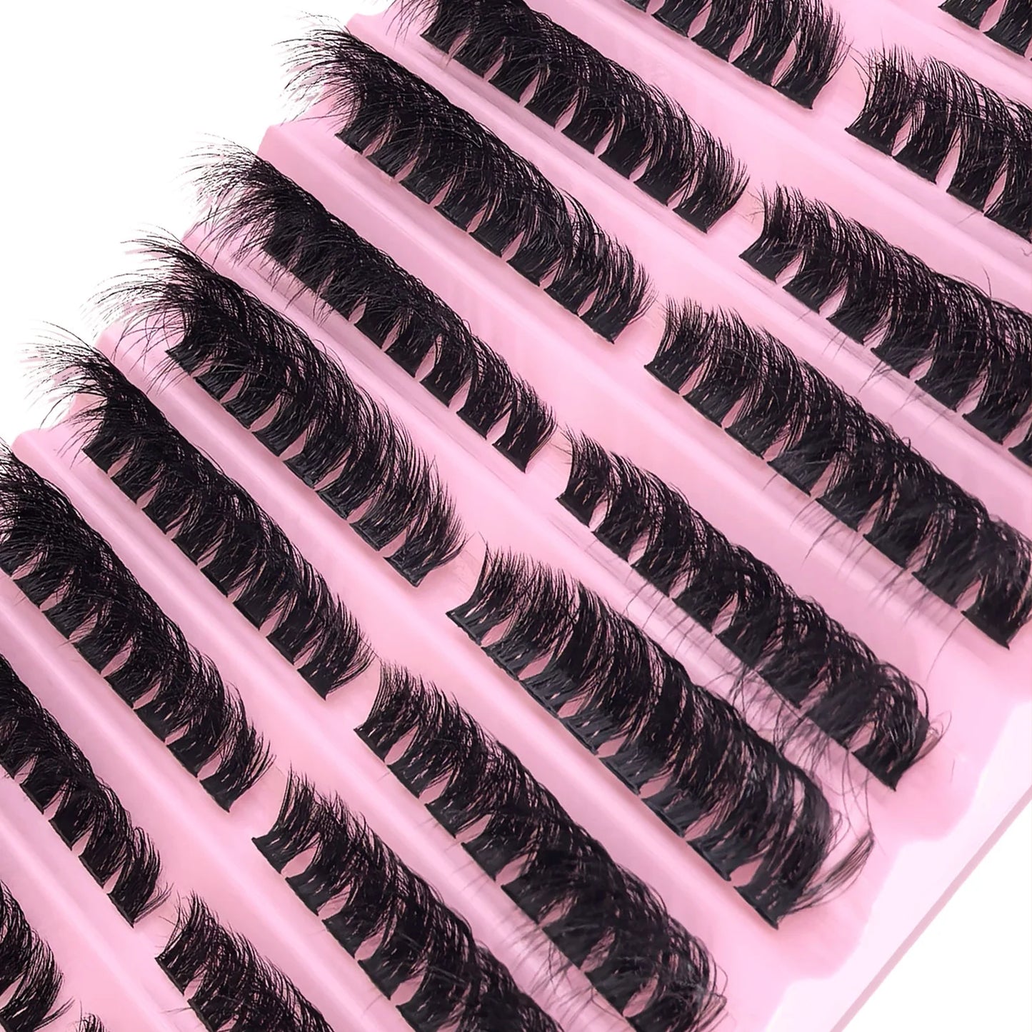 Mixed Tray Individual Cluster Lashes - 160pcs Natural Look