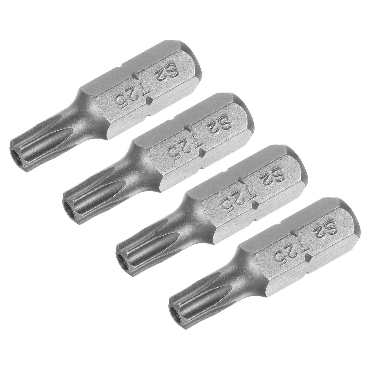 Torx Screwdriver Bits T5 T6 T8 T9 T10 T20 T25 T27 T30 T40 S2 Alloy Steel 1/4 Inch Hex Shank 25mm Magnetic Screw Driver Bit