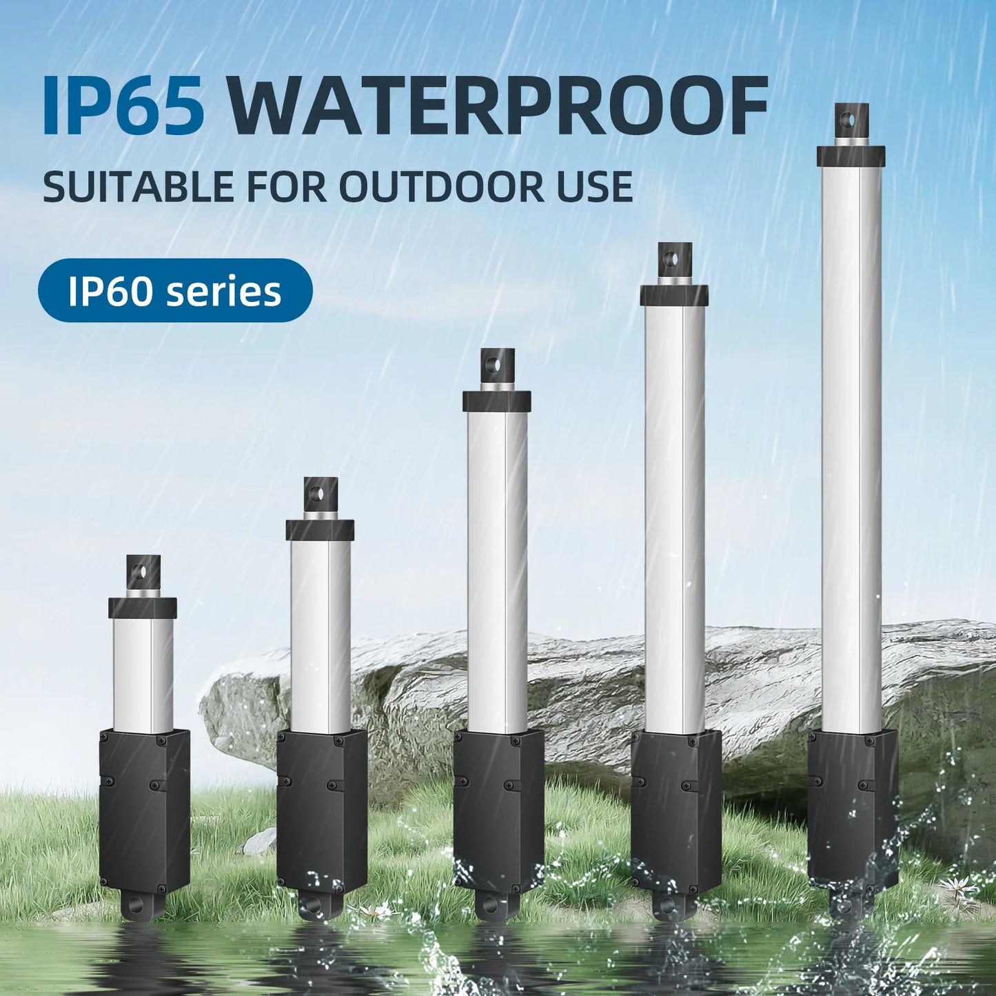 Mini telescopic linear actuator small micro 6V/12V/24VDC electric reciprocating lifting linear actuator stroke range 10-200mm