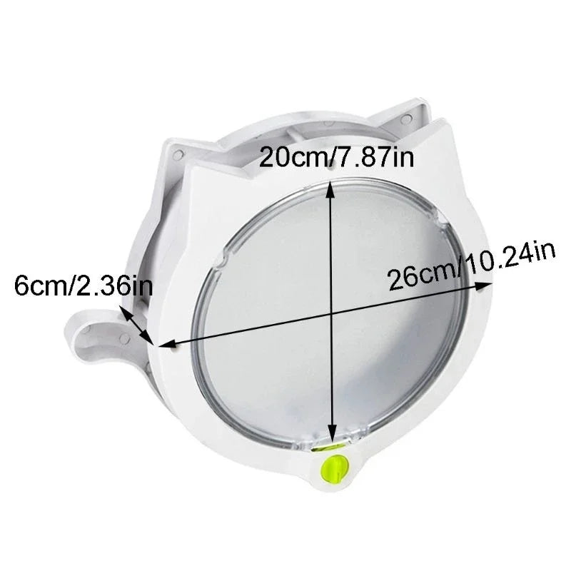4-Way Locking Cat Door - Interior, Exterior & Wall Fitting – photo 3