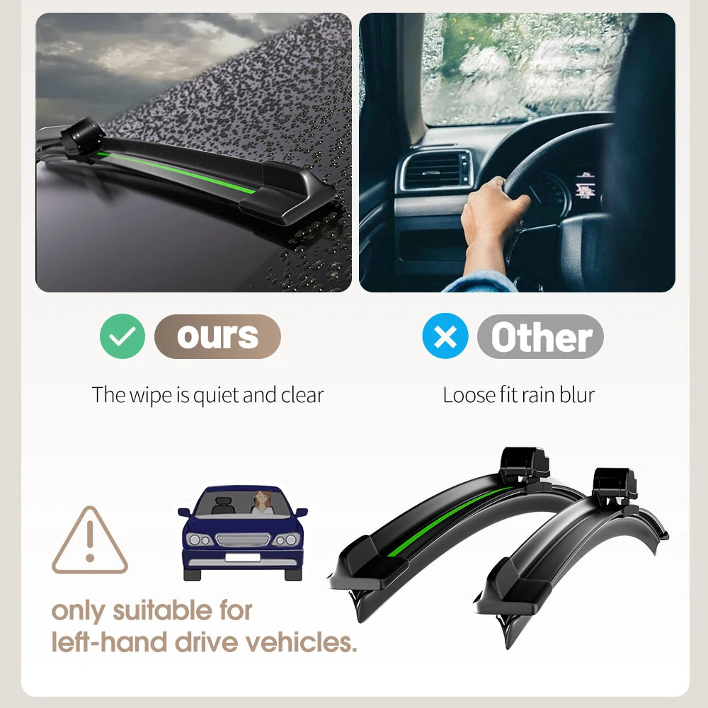 For Chevrolet Silverado 1995-2023 Front Windshield Wiper Blades 2pcs Windscreen Window Accessories 1996 2000 2012 2015 2017 2018