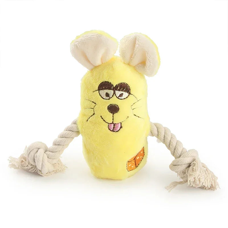 Squeaky Plush Dog Toy - Teething Toy for Puppies & Chewers – photo 5