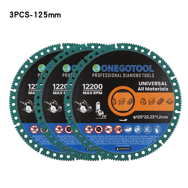 Composite Multifunctional Cutting Saw Blade 110/125mm Ultra-thin Saw Blade Ceramic Tile Glass Cutting Disc For Angle Grinder