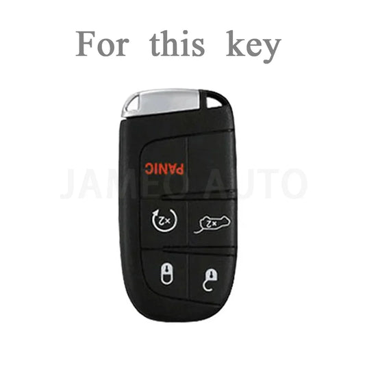 TPU Key Fob Case (5-Button) for Grand Cherokee, 300C, Renegade - photo 2