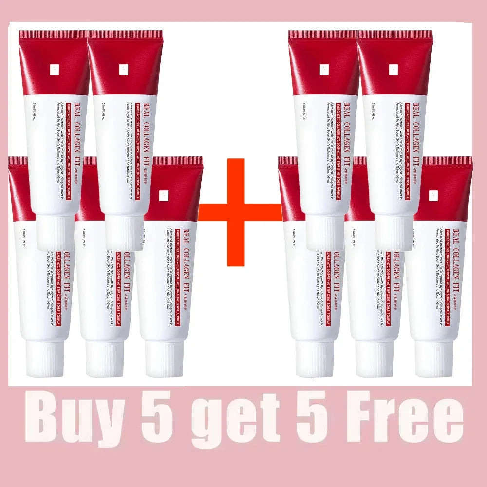 Real Collagen Fit, Collagen Wrapping Mask, Collagen 670,000ppm, Peel Off Facial Mask for elasticity, Hydrating, Glow, Glass Skin. Women