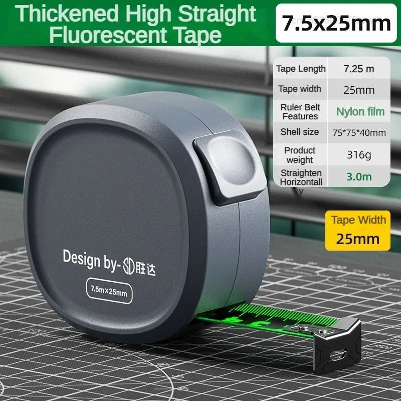Mijia Tape Measure Self-locking Steel Tape 10m Portable Woodworking Measure Gauging Tool Retractable High Precision Meter Ruler