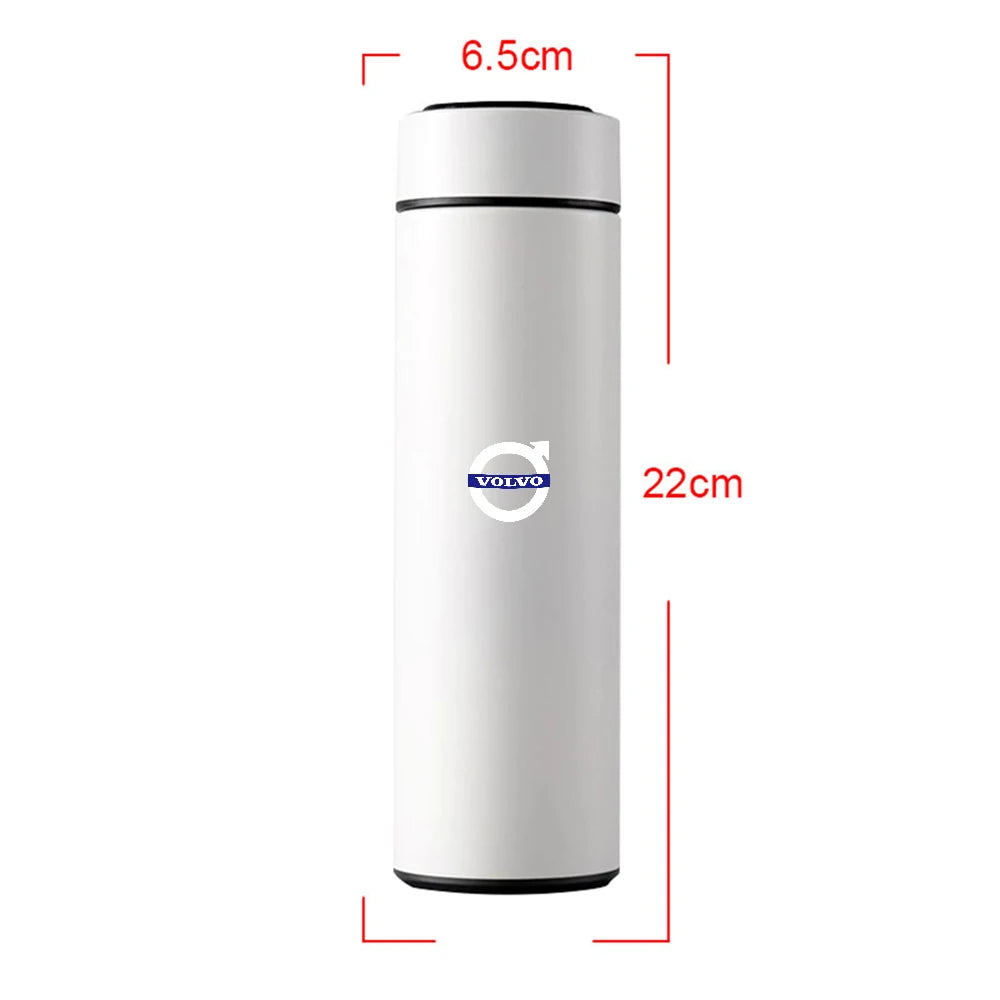 Volvo Smart Thermos Cup – Intelligent Temperature Display Stainless Steel Travel Mug | XC90 S60 XC40 V90